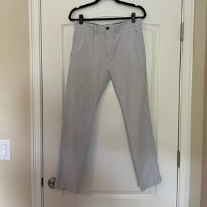 Brooks Brothers Red Fleece Slim Fit Chinos - White/Grey